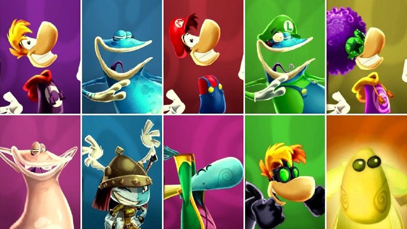 Rayman Adventures-all-characters