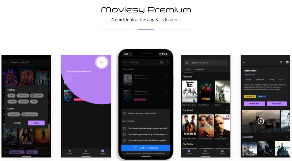 Moviesy-features
