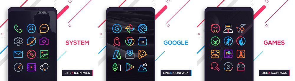 LineX Icon Pack features