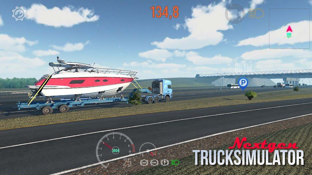 Nextgen Truck Simulator mod gameplay
