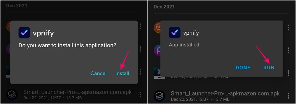 vpnify premium install