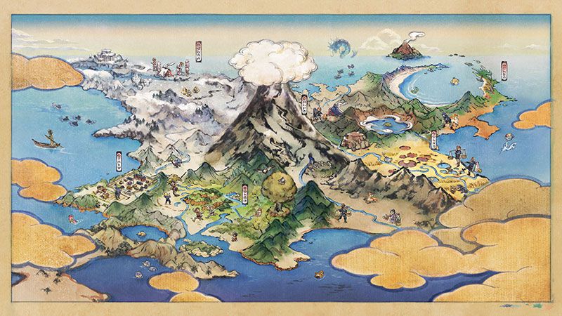 Pokémon Legends Arceus maps