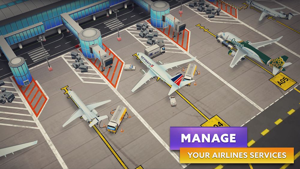 Airport Simulator Tycoon features