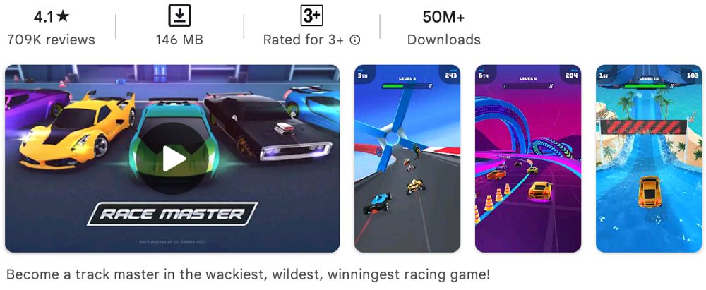 Race Master 3D mod apk features