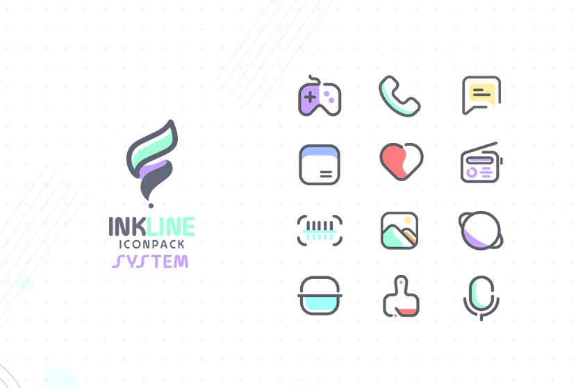 InkLine iconpack mod apk download