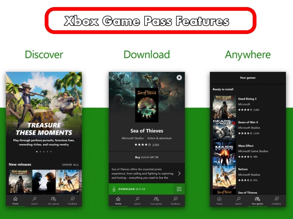 Xbox-Game-Pass-APK-features