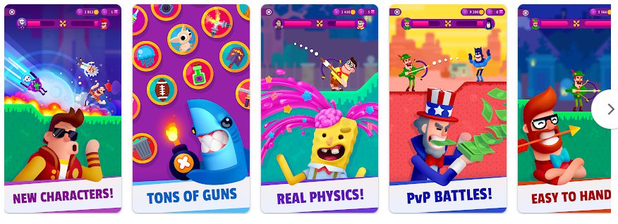 Ultimate Bowmasters mod apk features