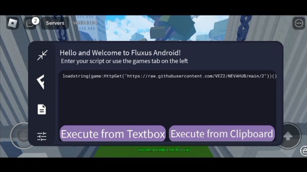 Fluxus Executor roblox mobile apk features