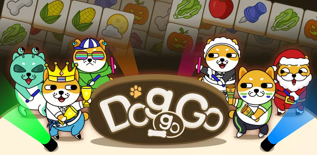 Doggo Go – Meme, Match 3 Tiles-banner