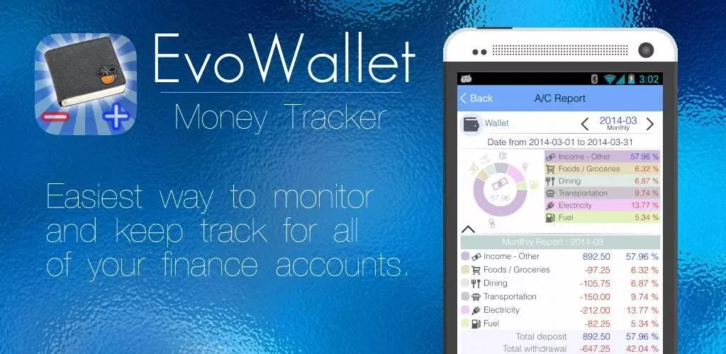 EvoWallet MoneyTracker Premium-banner