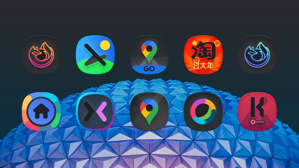 SuperBlack Icon Pack