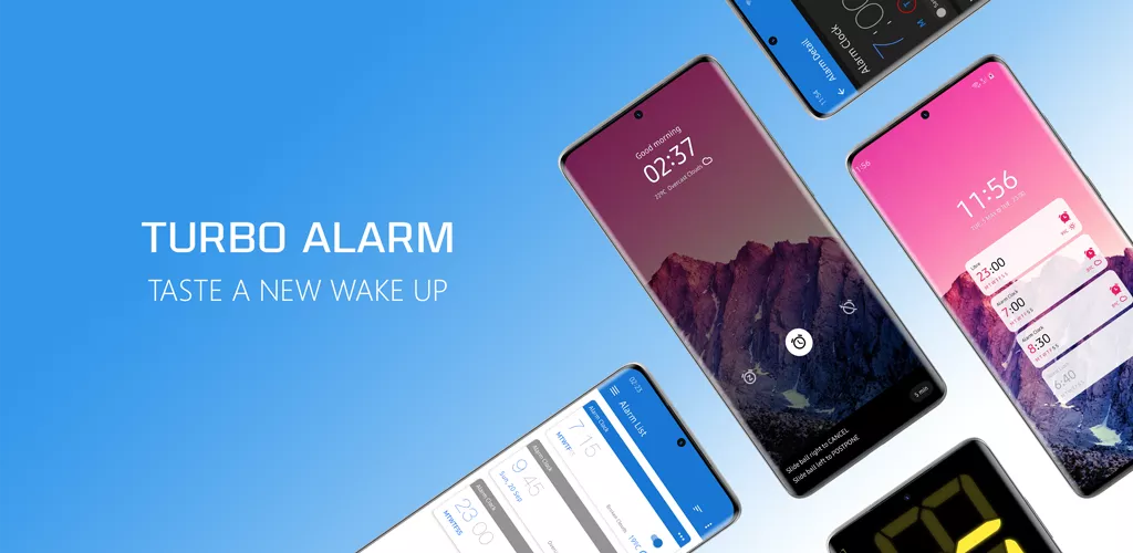 Turbo Alarm: Alarm clock-banner