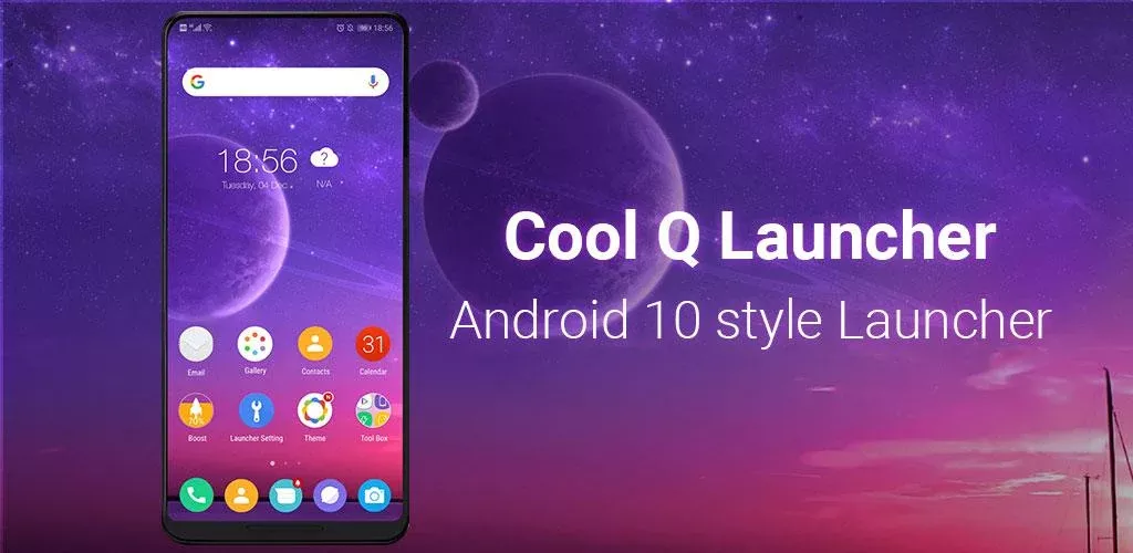 Cool Q Launcher for Android 10-banner