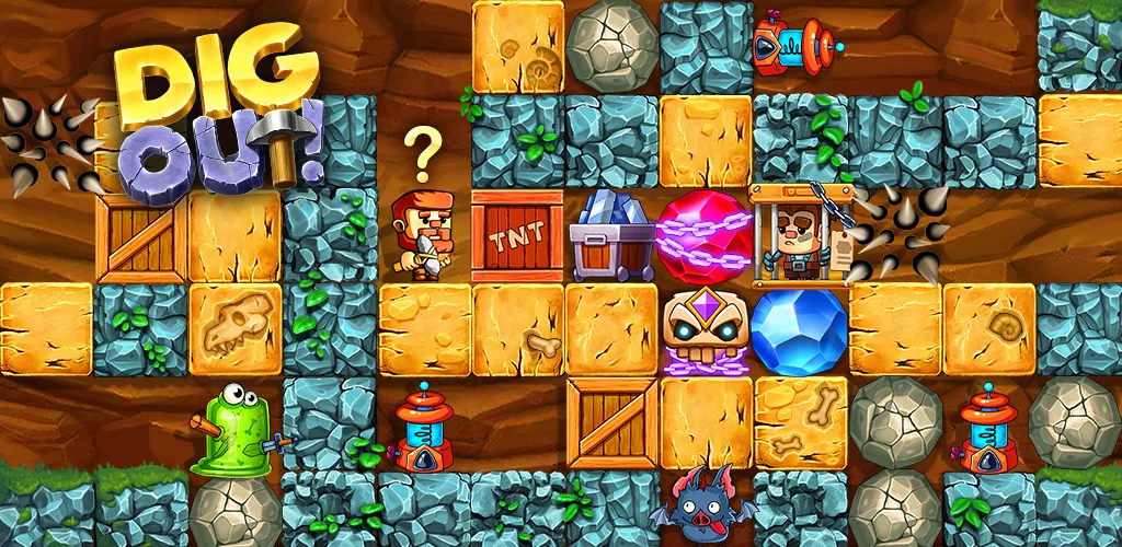 Dig Out! Gold Digger Adventure-banner
