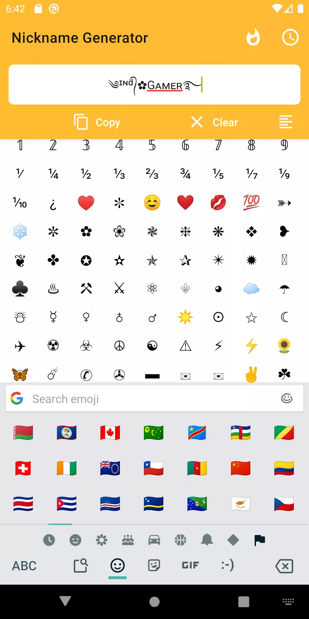 Fancy Text Symbols