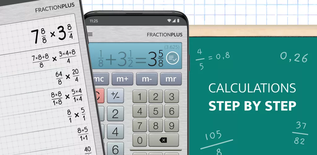 Fraction Calculator Plus-banner