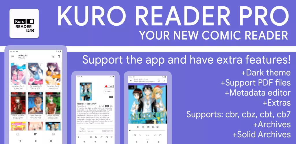 Kuro Reader Pro-banner