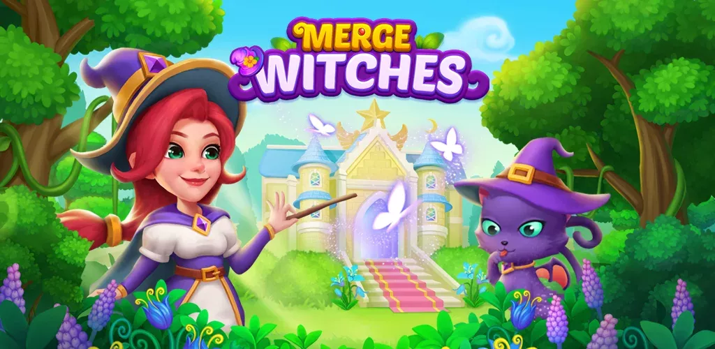 Merge Witches-Match Puzzles-banner