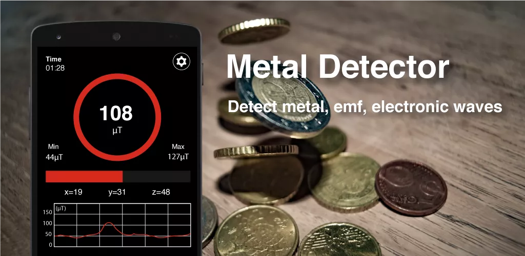 Metals Detector: EMF detector-banner