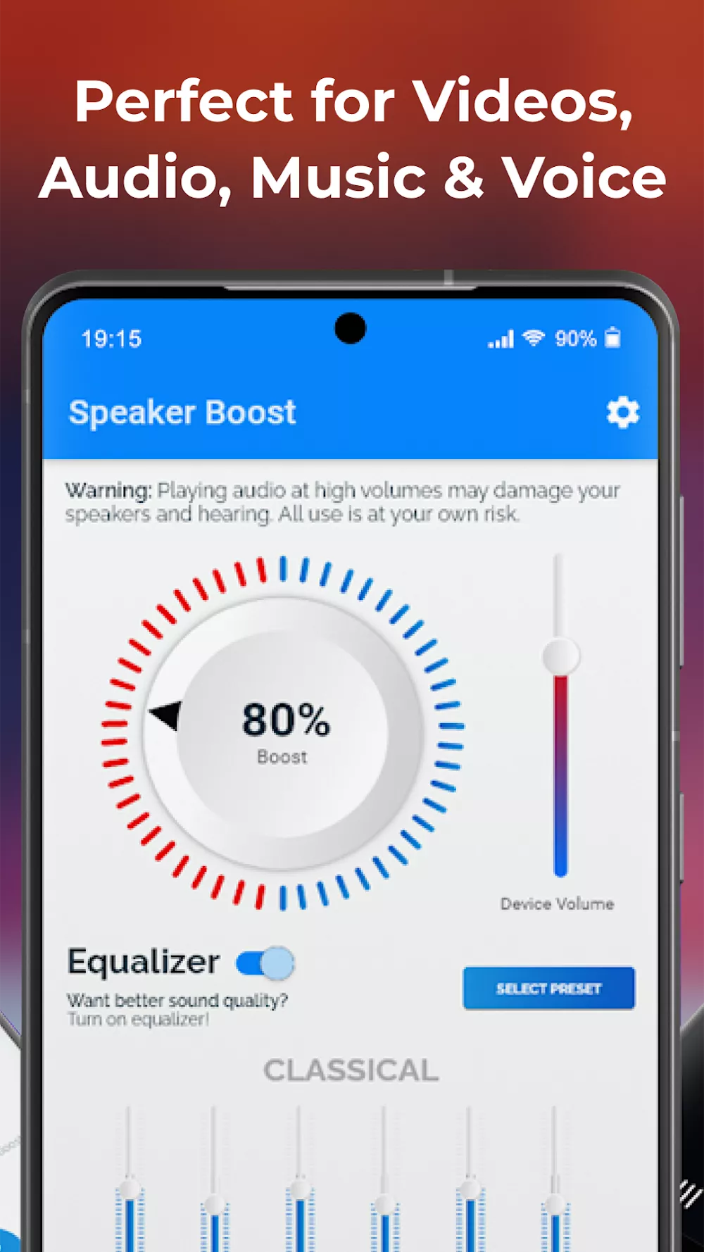 Speaker Volume – Sound Booster