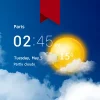 Transparent clock weather Pro-icon