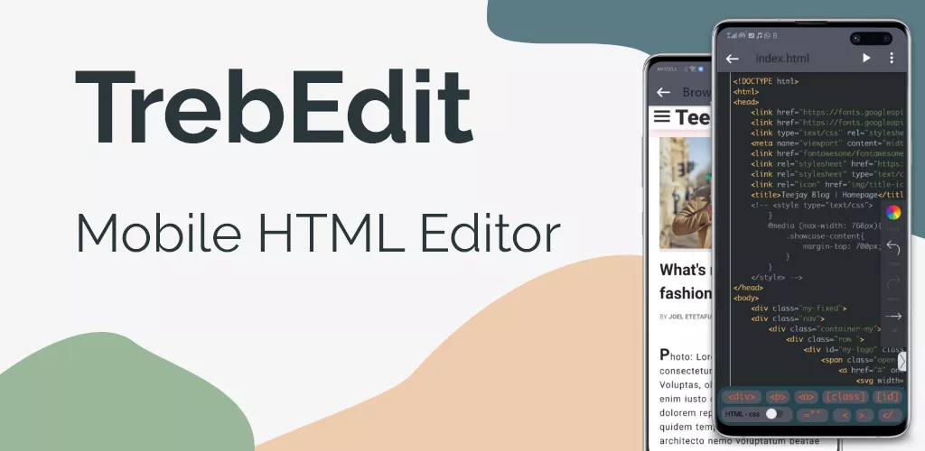 TrebEdit – Mobile HTML Editor-banner