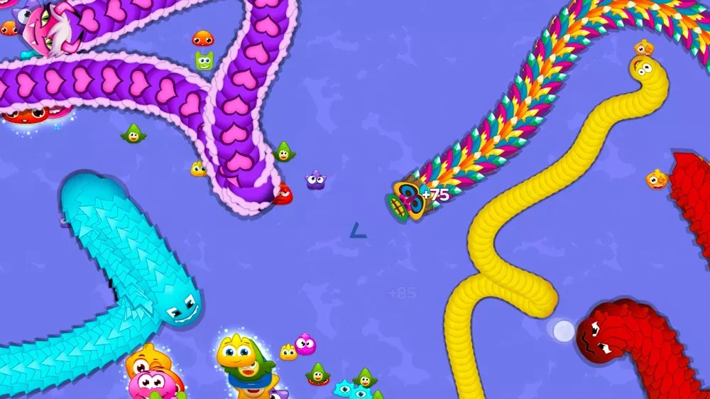 Download Snake Lite-Worm Snake.io Game (MOD - Menu, Money, Zoom) 4.7.2 APK  FREE