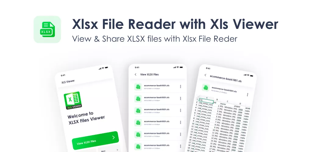Xlsx File Reader & Xls Viewer-banner