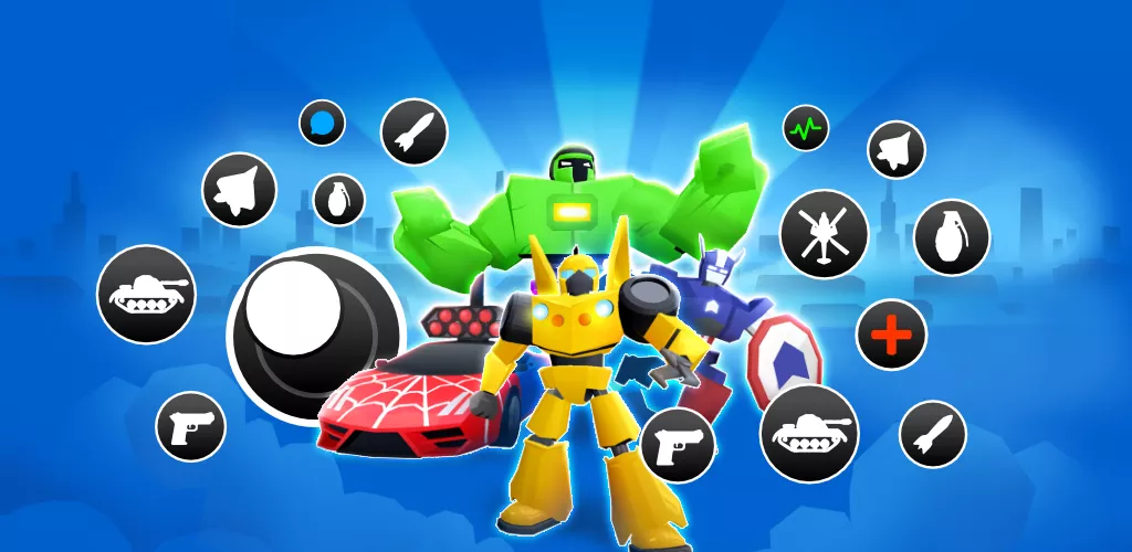Merge Battle Car: Robot Games-banner
