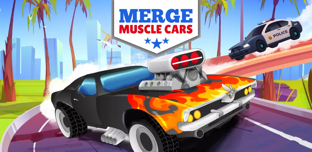 Merge Muscle Car: Cars Merger-banner