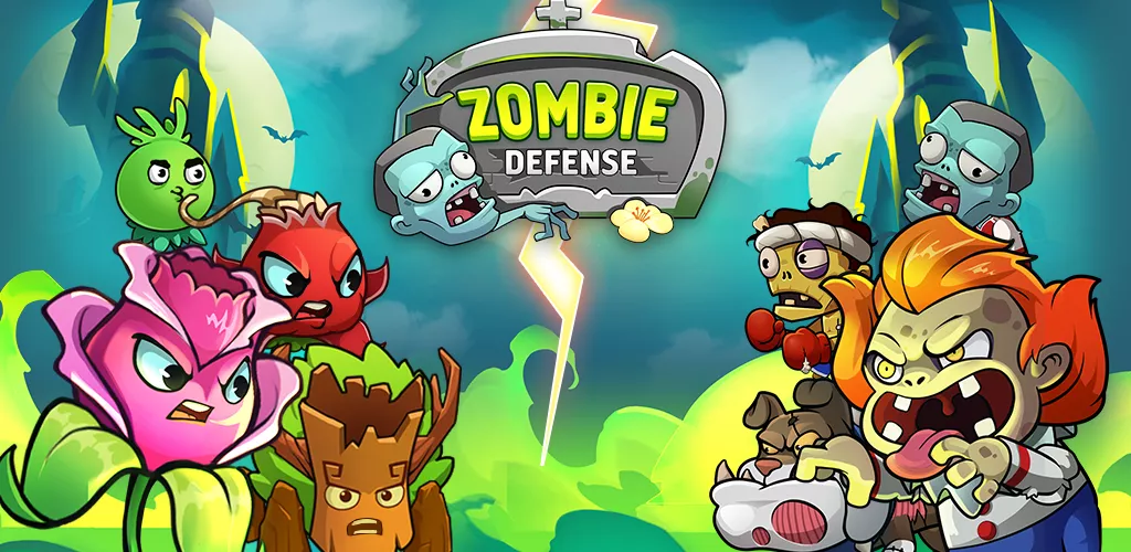 Zombie Defense – Plants War-banner